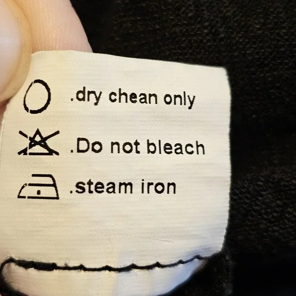 Anrabess Pants Womens Large Black Wide Leg Linen Blend Pull On Pockets Casual - Picture 13 of 14